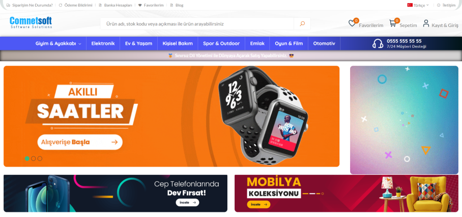Kurumsal E-Ticaret Sitesi